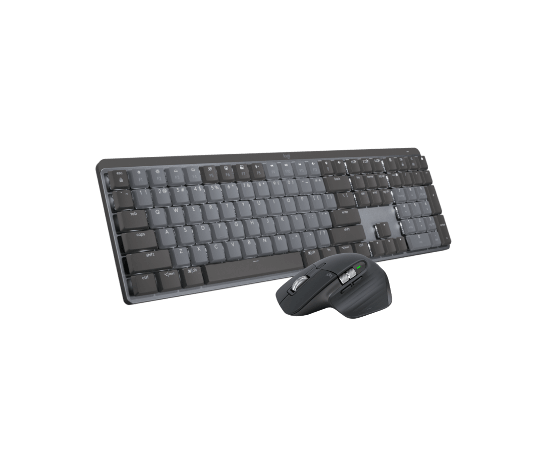 Combo Teclado Mecánico y Mouse MX Mechanical + MX Master 3S Grafito de Logitech, vista adicional 3