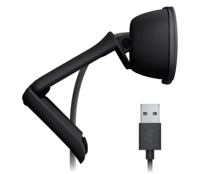Webcam Brio 100 Full HD Grafito de Logitech, vista adicional 6