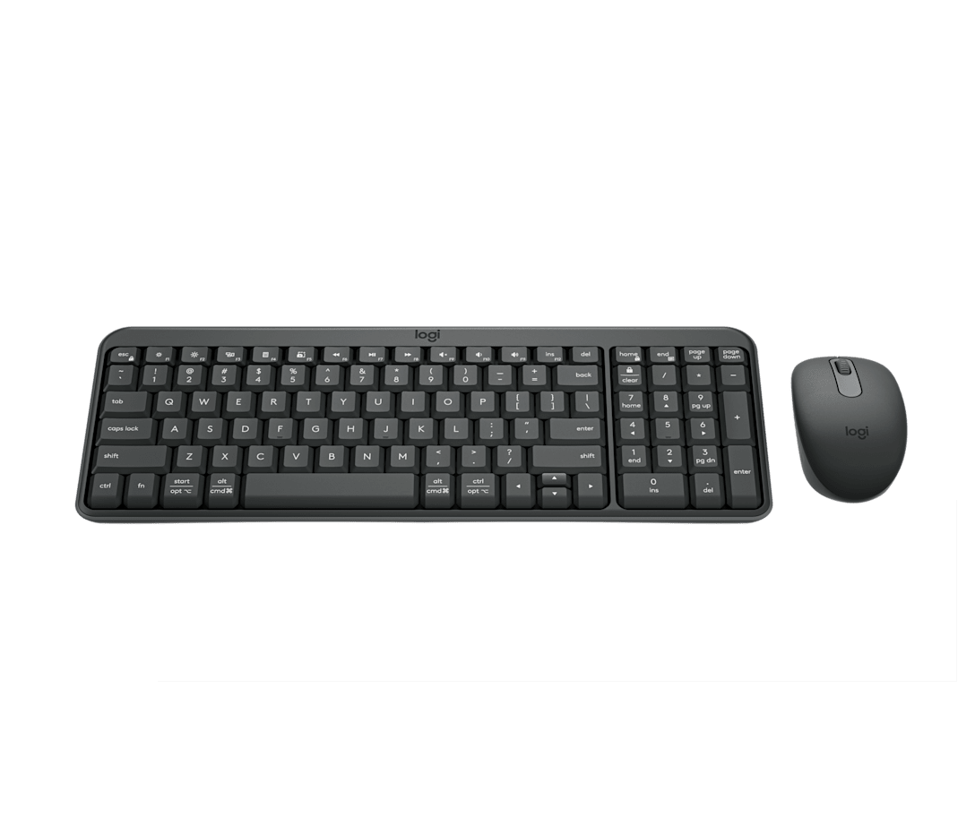 Combo Teclado y Mouse MK250 Grafito de Logitech, vista adicional 3