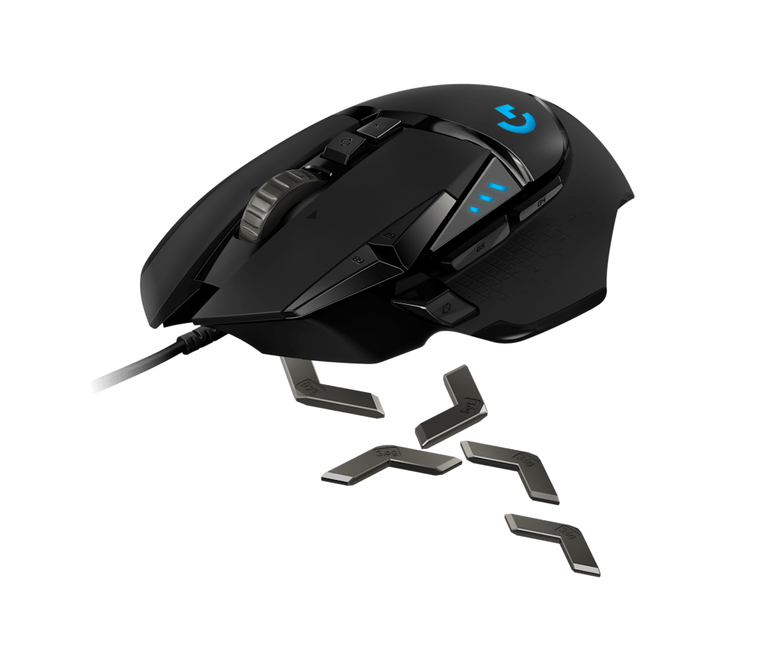 Mouse Gamer G502 HERO Negro de Logitech G, vista adicional 5