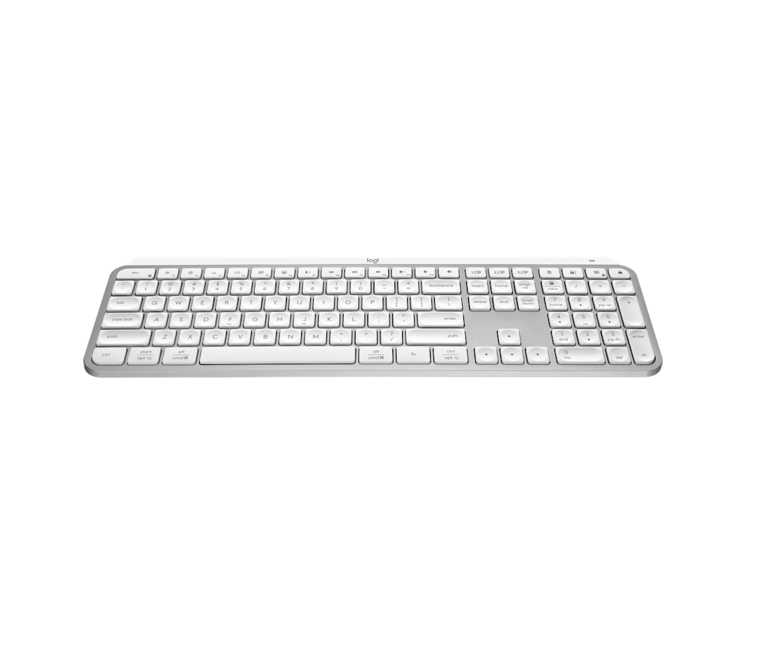 Teclado Inalámbrico MX Keys S Gris Pálido de Logitech, vista adicional 4