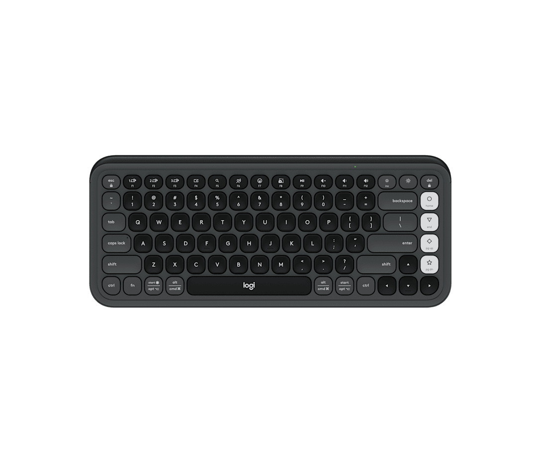 Teclado Bluetooth POP Icon Keys Grafito y Blanco de Logitech