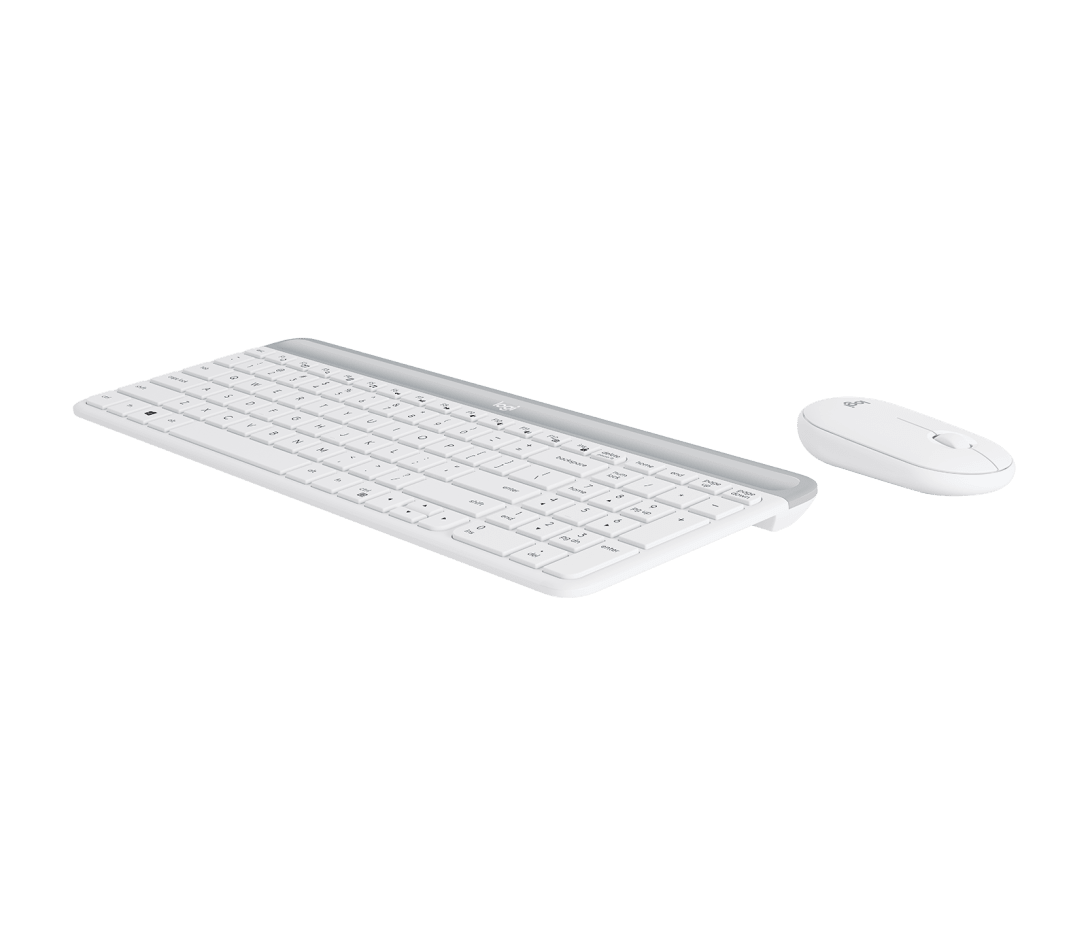 Combo Teclado y Mouse MK470 Slim Blanco de Logitech, vista adicional 5