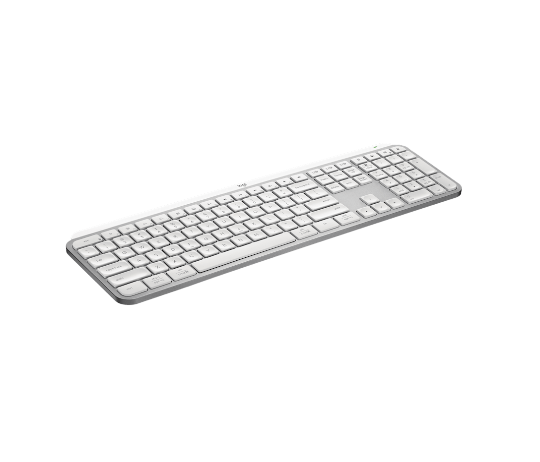 Teclado Inalámbrico MX Keys S Gris Pálido de Logitech, vista adicional 2