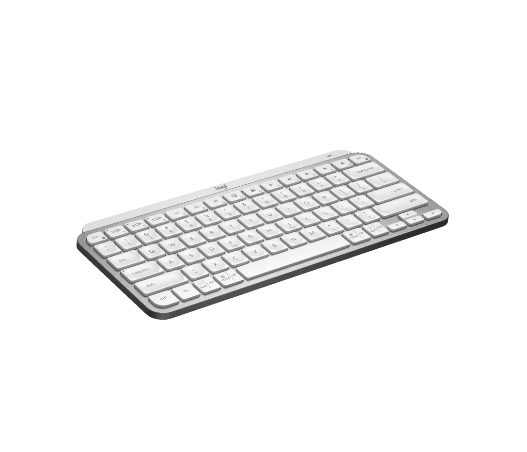 Teclado Inalámbrico MX Keys Mini Gris Pálido de Logitech, vista adicional 3