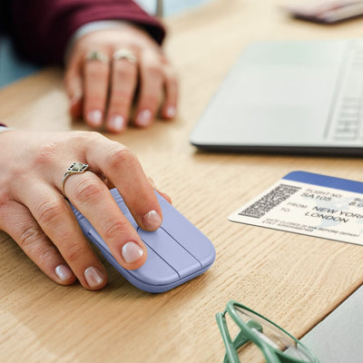 Mouse Mobi Fold Lila de Logitech, vista adicional 3
