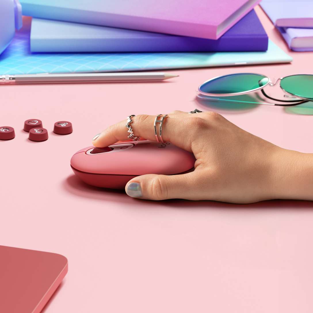Mouse POP Inalámbrico Heartbreaker de Logitech, vista adicional 2