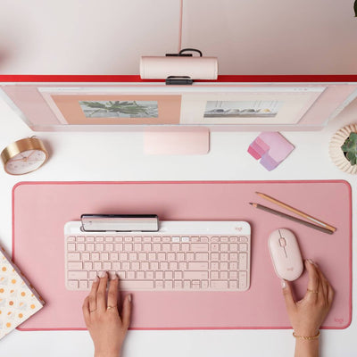 Teclado Inalámbrico K585 Slim Multi-Device Rosa de Logitech, vista adicional 6