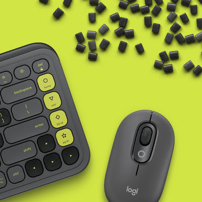 Combo Teclado y Mouse POP Icon Grafito y Verde de Logitech, vista adicional 4