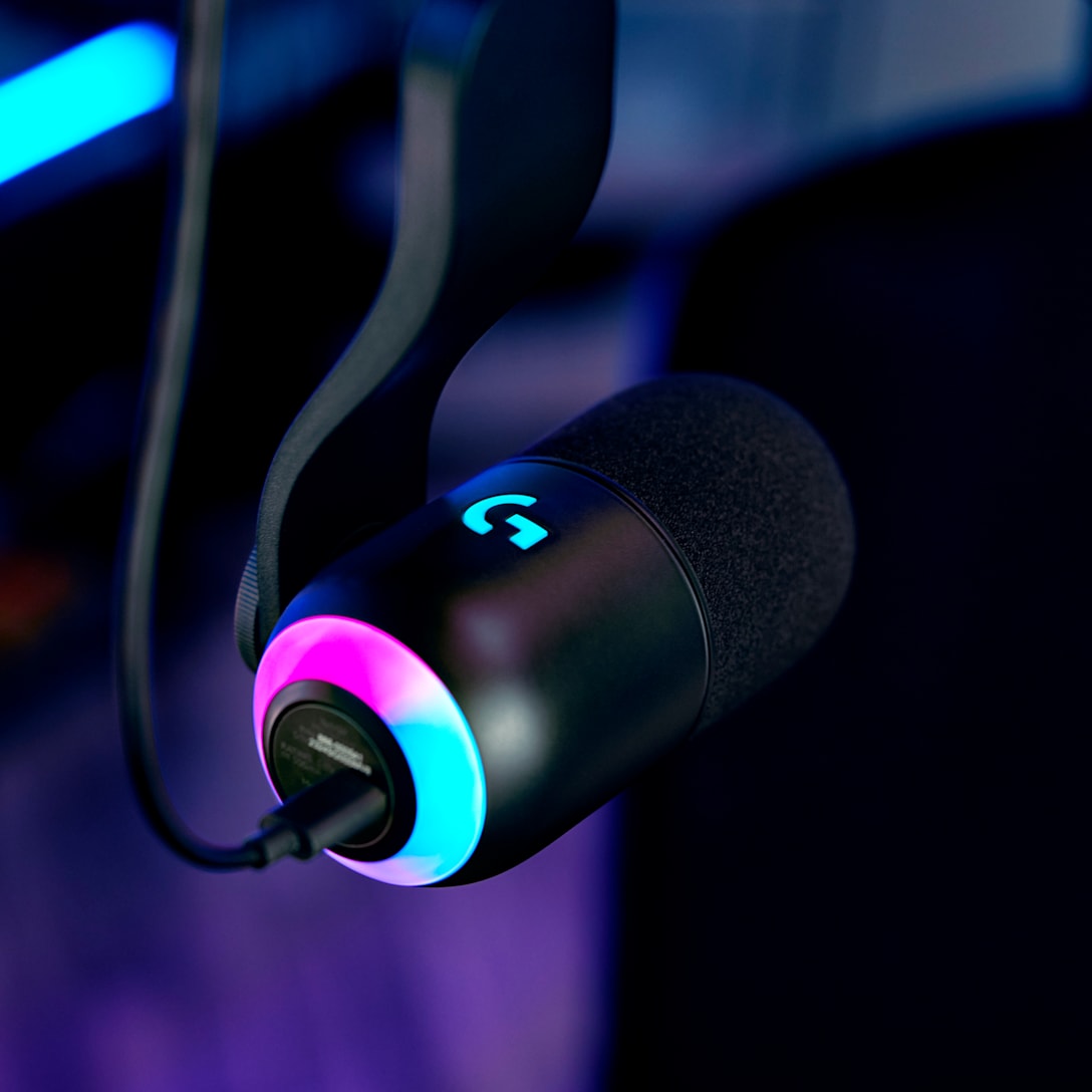 Micrófono para Streaming Logitech G Yeti GX Negro, vista adicional 4