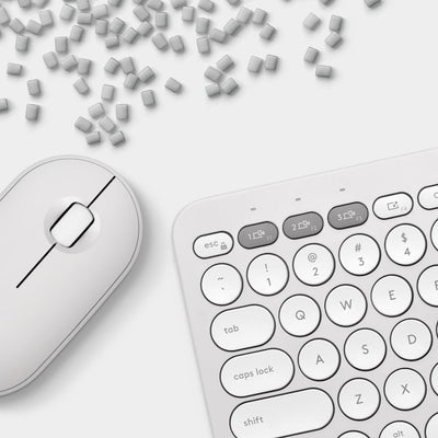 Combo Teclado y Mouse Pebble 2 Blanco Tonal de Logitech, vista adicional 4
