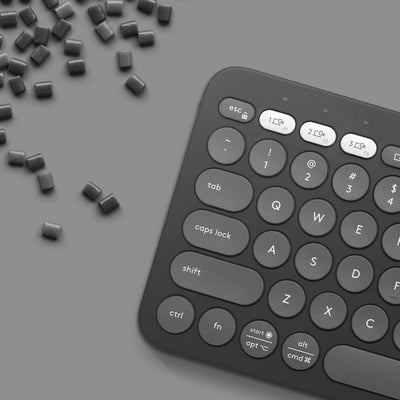 Teclado Bluetooth Pebble Keys 2 K380s Grafito Tonal de Logitech, vista adicional 4