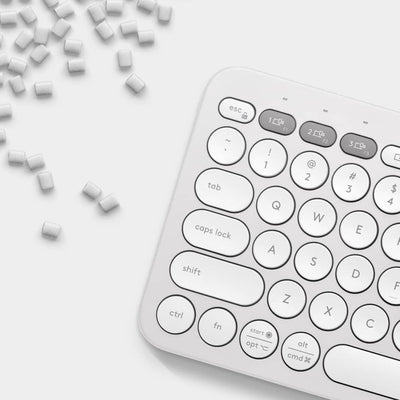 Teclado Bluetooth Pebble Keys 2 K380s Blanco Tonal de Logitech, vista adicional 4