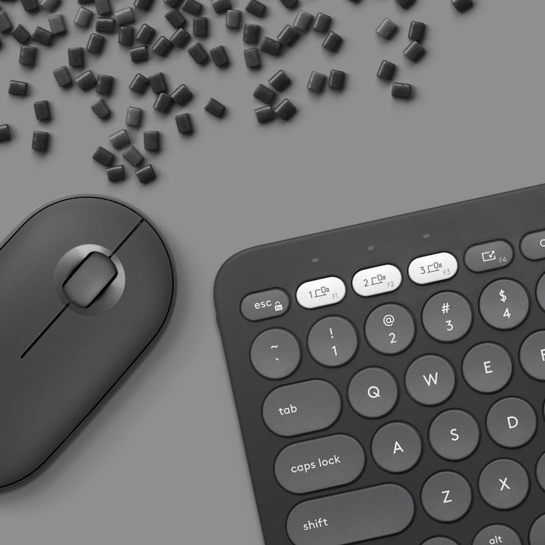 Combo Teclado y Mouse Pebble 2 Grafito Tonal de Logitech, vista adicional 4