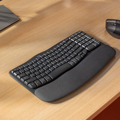 Teclado Ergonómico Inalámbrico Wave Keys Grafito de Logitech, vista adicional 3