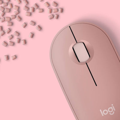 Mouse Pebble 2 M350s Rosa Tonal de Logitech, vista adicional 4