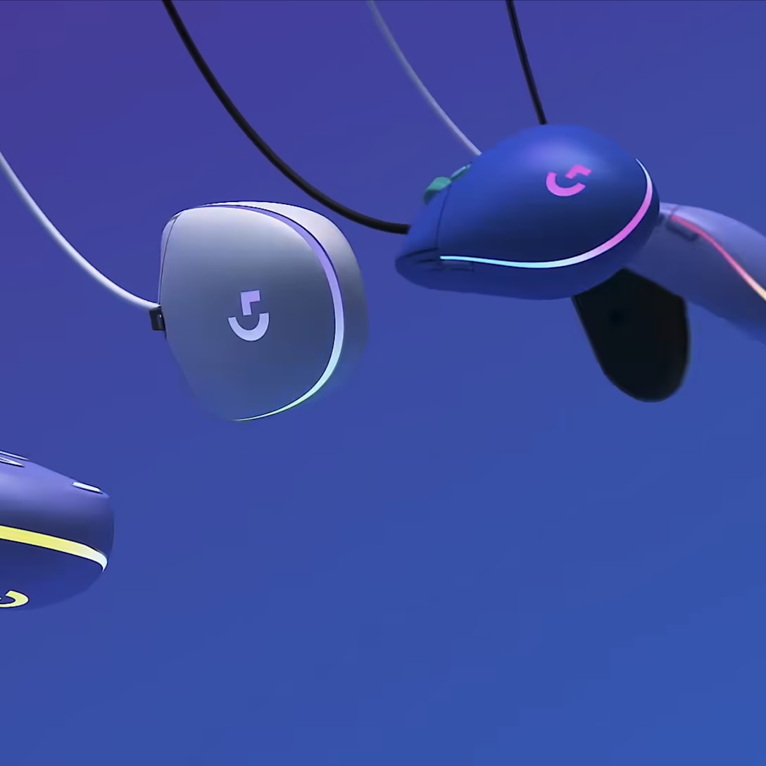 Mouse Gamer G203 Lightsync Lila de Logitech G, vista adicional 3