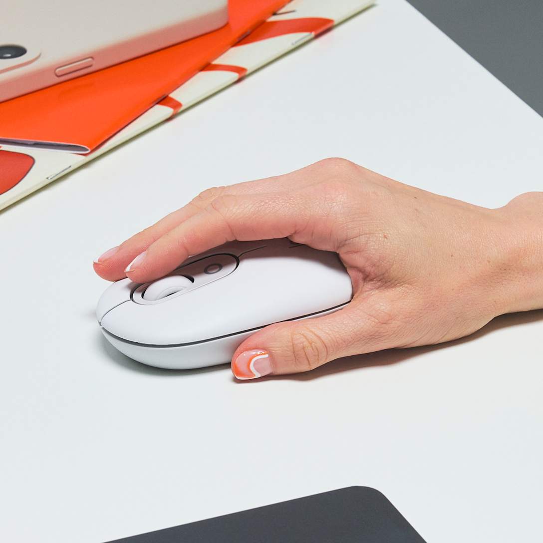 Mouse POP Inalámbrico Blanco de Logitech, vista adicional 2