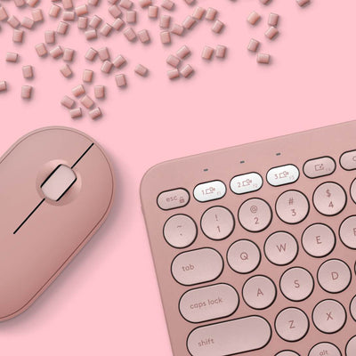 Combo Teclado y Mouse Pebble 2 Rosa Tonal de Logitech, vista adicional 4