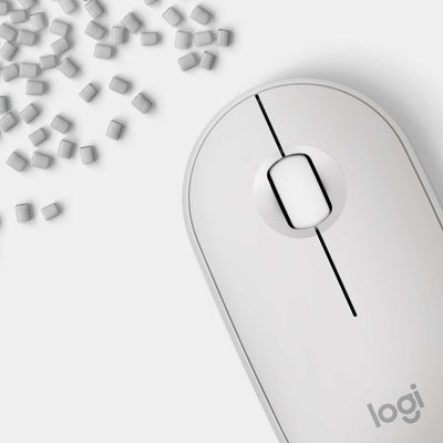 Mouse Pebble 2 M350s Blanco Tonal de Logitech, vista adicional 4