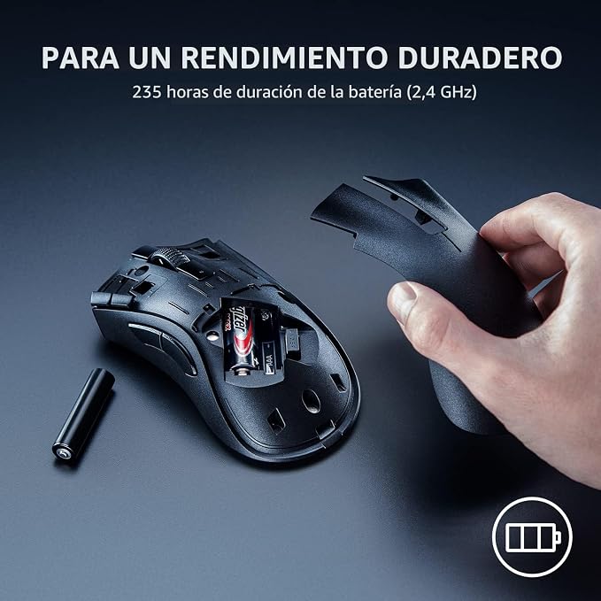 Mouse Gamer Inalámbrico DeathAdder V2 X HyperSpeed Negro de Razer, vista adicional 3