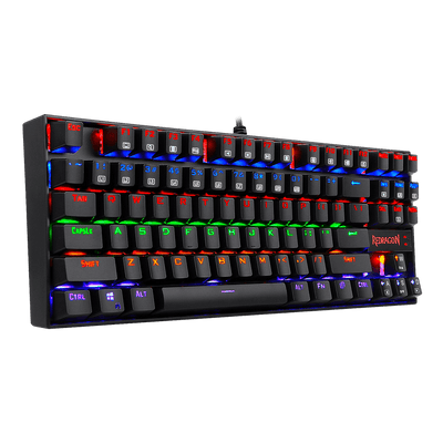 Teclado Gamer K552 Kumara Black Rainbow Negro de Redragon, vista adicional 3