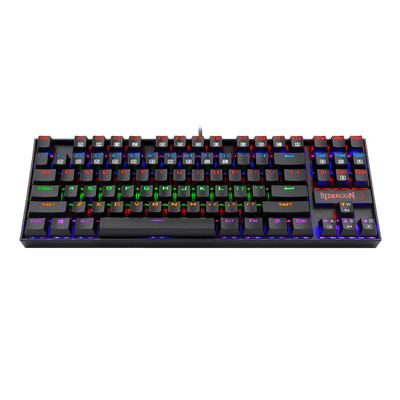 Teclado Gamer K552 Kumara Black Rainbow Negro de Redragon, vista adicional 7