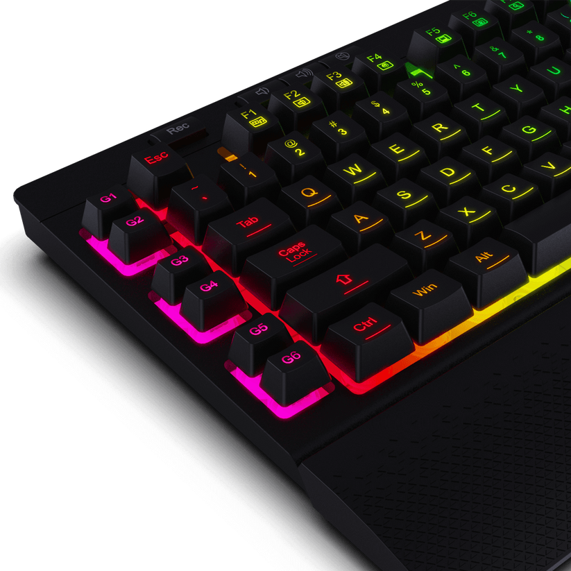 Teclado Gamer K512 Shiva RGB Negro de Redragon, vista adicional 2