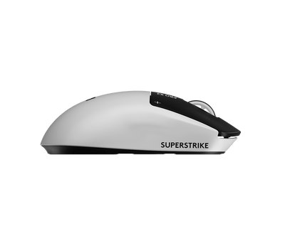 Mouse Gamer PRO X2 Superstrike Lunar Eclipse de Logitech G, vista lateral