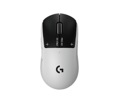 Mouse Gamer PRO X2 Superstrike Lunar Eclipse de Logitech G, vista superior en ángulo