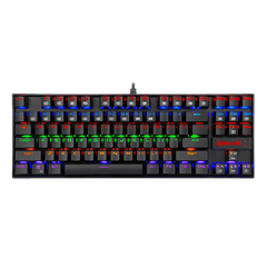 Teclado Gamer K552 Kumara Black Rainbow Negro de Redragon