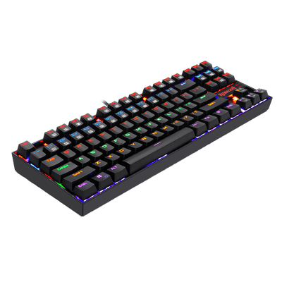 Teclado Gamer K552 Kumara Black Rainbow Negro de Redragon, vista adicional 2