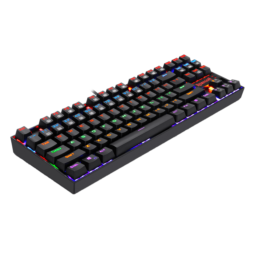 Teclado Gamer K552 Kumara Black Rainbow Negro de Redragon, vista adicional 2