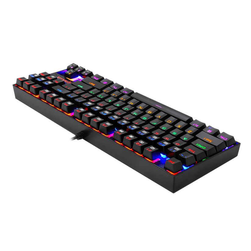 Teclado Gamer K552 Kumara Black Rainbow Negro de Redragon, vista adicional 4