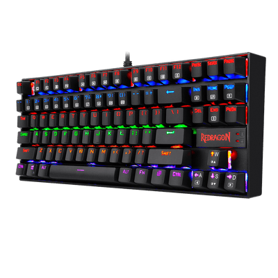 Teclado Gamer K552 Kumara Black Rainbow Negro de Redragon, vista adicional 8