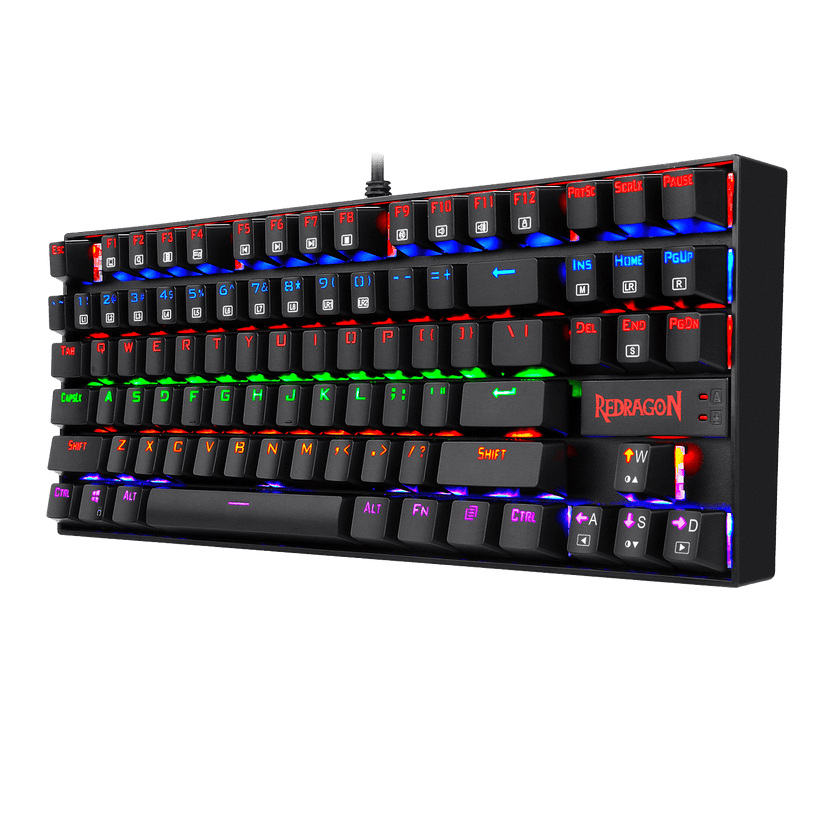 Teclado Gamer K552 Kumara Black Rainbow Negro de Redragon, vista adicional 8